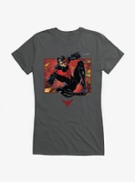 DC Comics Batman Nightwing Red Suit Fight Girls T-Shirt