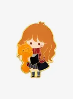 Loungefly Harry Potter Chibi Hermione and Crookshanks Enamel Pin - BoxLunch Exclusive