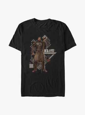 Marvel Black Panther: Wakanda Forever Mbaku Pattern T-Shirt