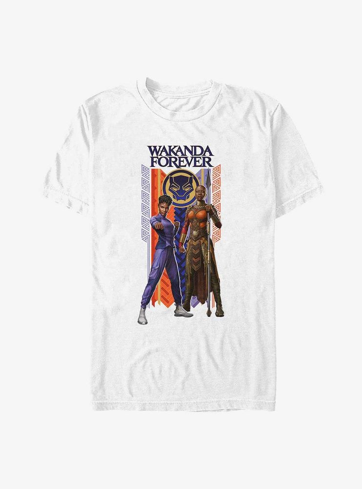 Marvel Black Panther: Wakanda Forever Shuri Okoye Banner T-Shirt