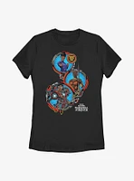 Marvel Black Panther: Wakanda Forever Shuri Okoye Ironheart Womens T-Shirt