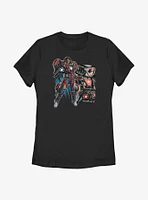 Marvel Black Panther: Wakanda Forever Ironheart Panels Womens T-Shirt