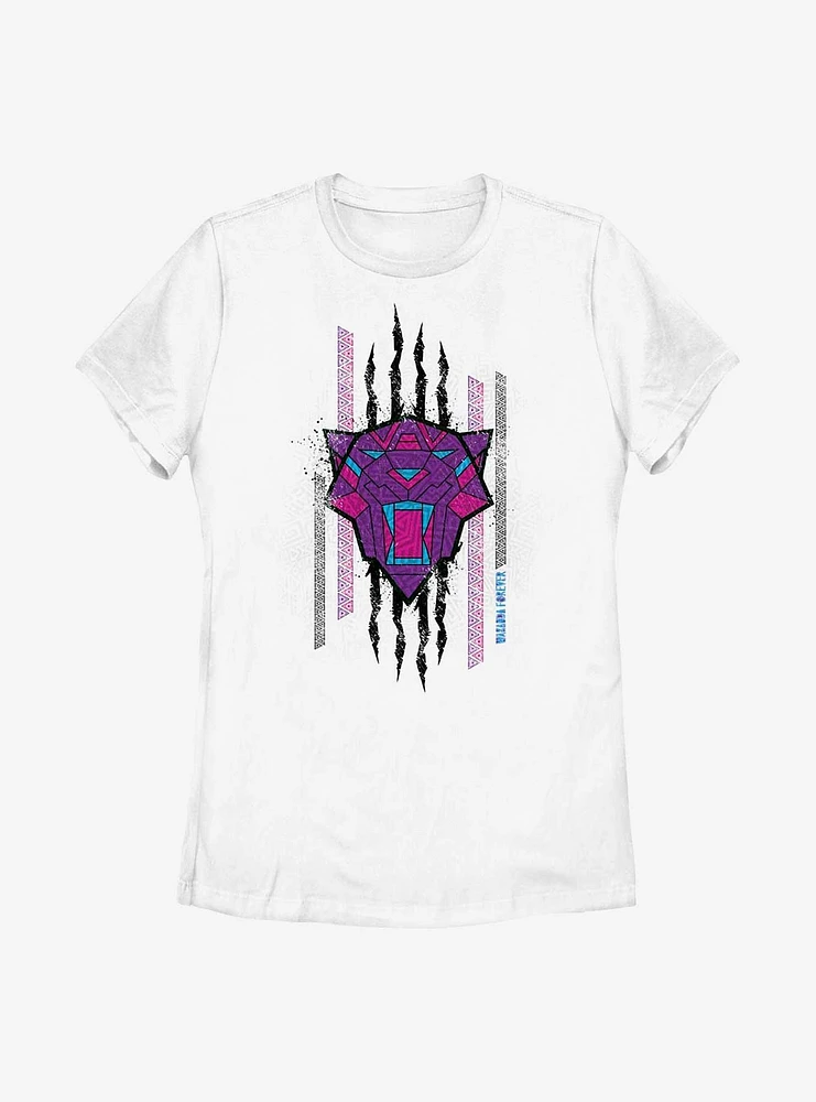 Marvel Black Panther: Wakanda Forever Panther Scratch Womens T-Shirt