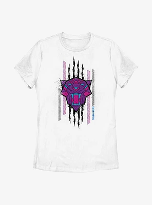 Marvel Black Panther: Wakanda Forever Panther Scratch Womens T-Shirt