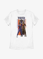 Marvel Black Panther: Wakanda Forever Shuri Okoye Banner Womens T-Shirt