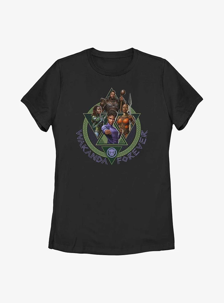 Marvel Black Panther: Wakanda Forever Squad Womens T-Shirt