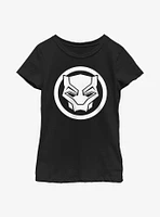 Marvel Black Panther: Wakanda Forever Simple Sigil Youth Girls T-Shirt