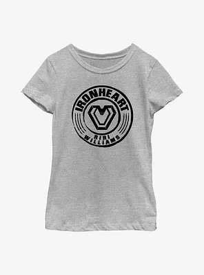 Marvel Black Panther: Wakanda Forever Ironheart Stamp Youth Girls T-Shirt