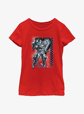 Marvel Black Panther: Wakanda Forever Ironheart Mono Youth Girls T-Shirt