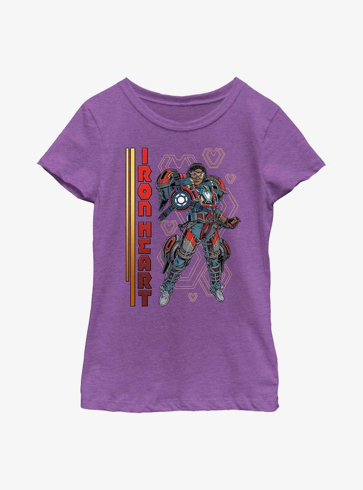 Marvel Black Panther: Wakanda Forever Ironheart Hero Youth Girls T-Shirt