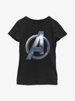 Marvel Black Panther: Wakanda Forever Avengers Symbol Youth Girls T-Shirt