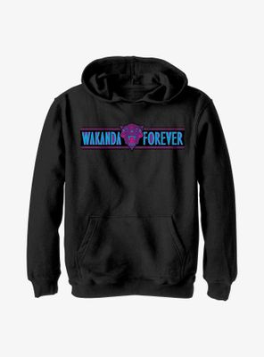 Marvel Black Panther: Wakanda Forever Banner Youth Hoodie