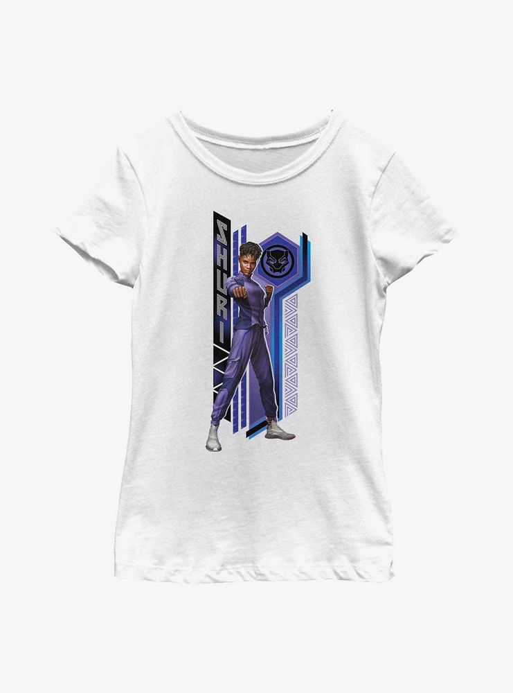 Marvel Black Panther: Wakanda Forever Shuri Pattern Youth Girls T-Shirt