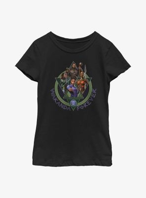 Marvel Black Panther: Wakanda Forever Squad Youth Girls T-Shirt