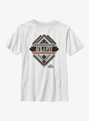 Marvel Black Panther: Wakanda Forever Mbaku Crest Youth T-Shirt