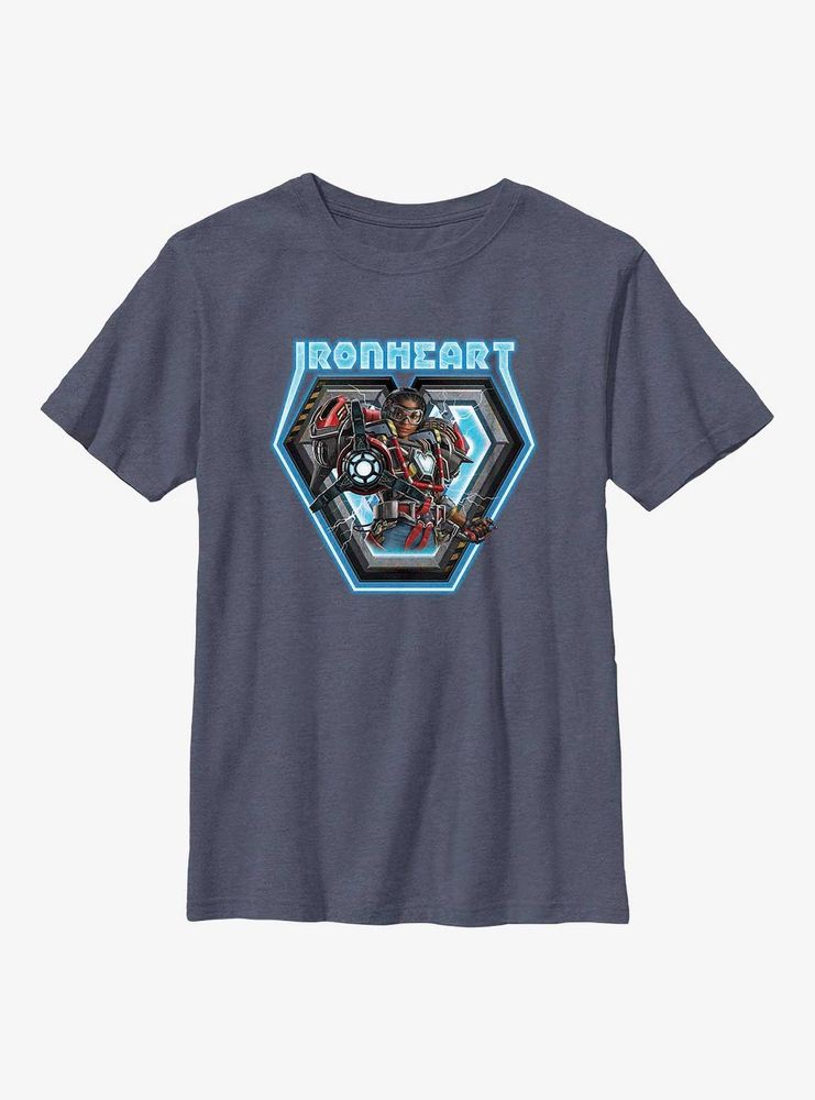 Marvel Black Panther: Wakanda Forever Ironheart Badge Youth T-Shirt