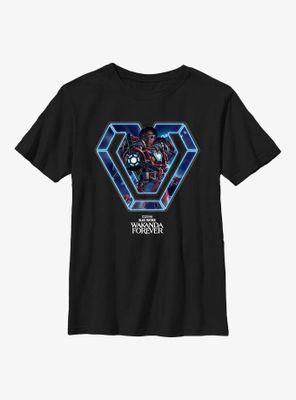 Marvel Black Panther: Wakanda Forever Ironheart Hero Stance Youth T-Shirt