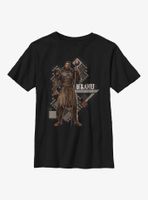 Marvel Black Panther: Wakanda Forever Mbaku Pattern Youth T-Shirt