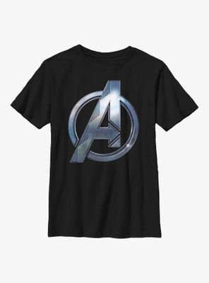 Marvel Black Panther: Wakanda Forever Avengers Symbol Youth T-Shirt