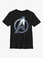 Marvel Black Panther: Wakanda Forever Avengers Symbol Youth T-Shirt