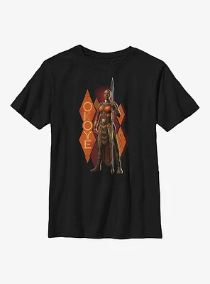 Marvel Black Panther: Wakanda Forever Okoye Pattern Youth T-Shirt