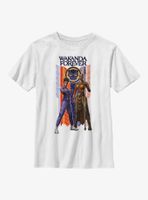 Marvel Black Panther: Wakanda Forever Shuri Okoye Banner Youth T-Shirt