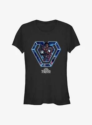 Marvel Black Panther: Wakanda Forever Ironheart Sigil Girls T-Shirt