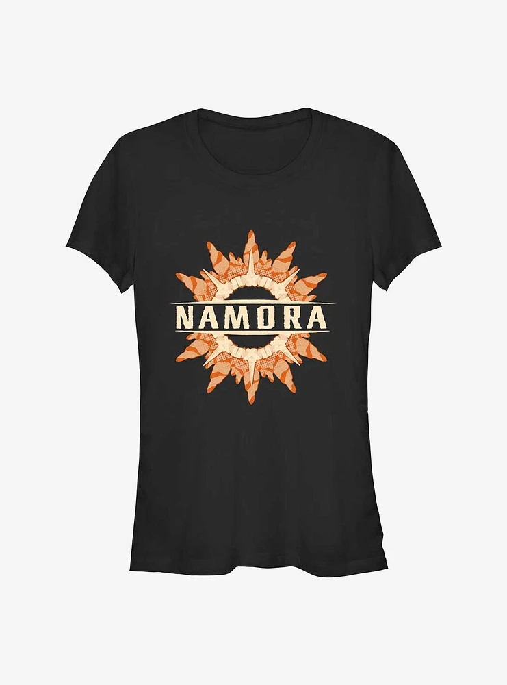 Marvel Black Panther: Wakanda Forever Namora Coral Ring Girls T-Shirt