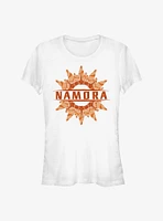 Marvel Black Panther: Wakanda Forever Namora Coral Ring Logo Girls T-Shirt