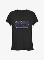 Marvel Black Panther: Wakanda Forever Geometric Logo Girls T-Shirt