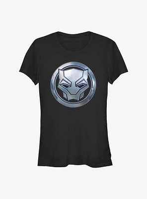 Marvel Black Panther: Wakanda Forever Metal Warrior Sigil Girls T-Shirt