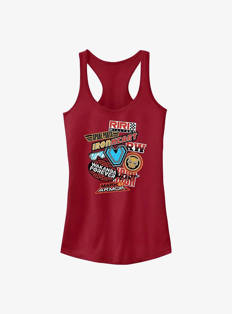 Marvel Black Panther: Wakanda Forever Badge Collage Girls Tank