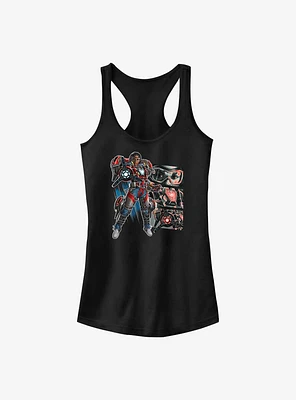 Marvel Black Panther: Wakanda Forever Ironheart Suit Detail Girls Tank