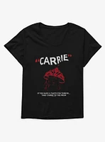 Carrie 1976 Crown Splatter Girls T-Shirt Plus