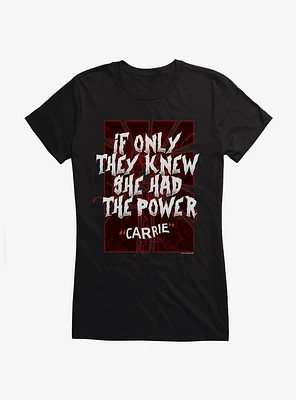 Carrie 1976 The Power Girls T-Shirt