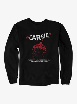 Carrie 1976 Crown Splatter Sweatshirt