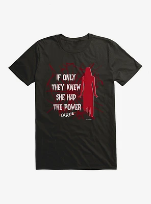 Carrie 1976 If Only They Knew T-Shirt