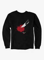 Carrie 1976 Knife Splatter Sweatshirt