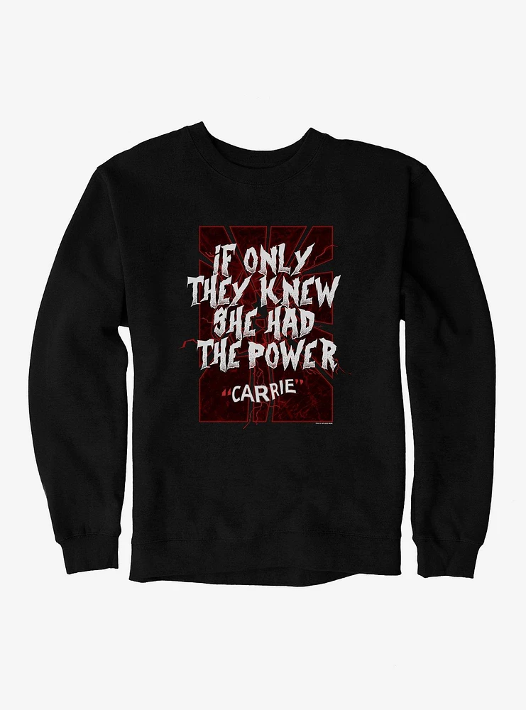 Carrie 1976 The Power Sweatshirt