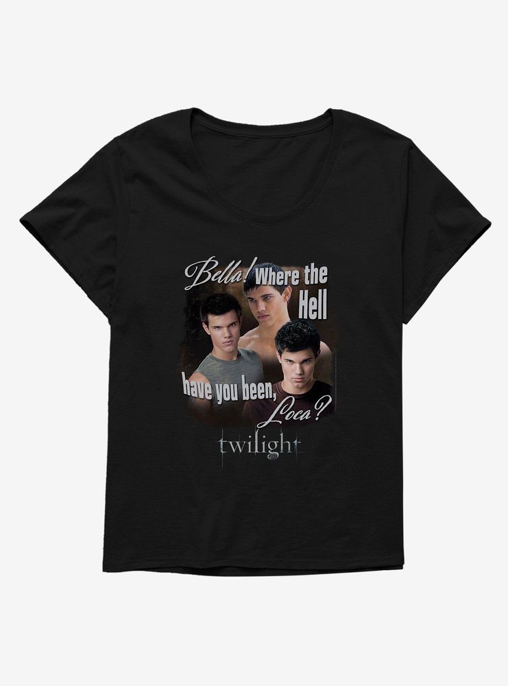 Twilight Jacob Grey Wash Boyfriend Fit Girls T-Shirt