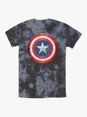 Marvel Captain America Shiny Shield Tie-Dye T-Shirt