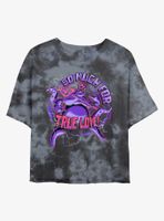 Disney The Little Mermaid Ursula So Much For True Love Tie-Dye Womens Crop T-Shirt