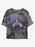 Disney The Little Mermaid Ursula Poor Unfortunate Souls Tie-Dye Womens Crop T-Shirt