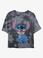 Disney Lilo & Stitch Happy Tie-Dye Womens Crop T-Shirt