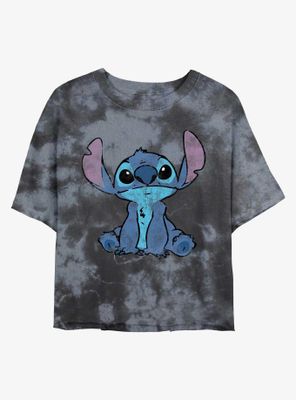 Disney Lilo & Stitch Simply Tie-Dye Womens Crop T-Shirt