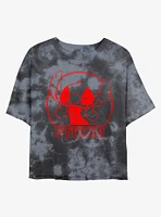 Disney Lilo & Stitch Stranger Tie-Dye Womens Crop T-Shirt
