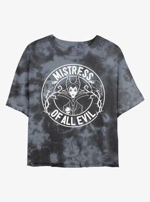 Disney Maleficent Mistress of Evil Tie-Dye Womens Crop T-Shirt