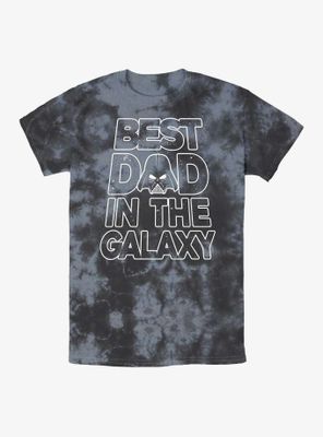 Star Wars Vader Galaxy Dad Tie-Dye T-Shirt