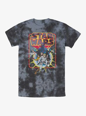 Star Wars Old School Comic Tie-Dye T-Shirt