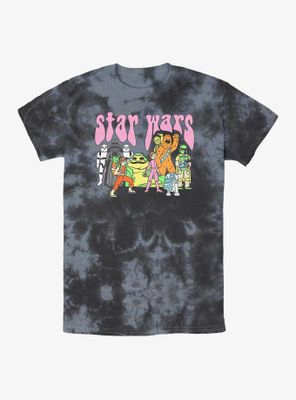 Star Wars Psychedelic Characters Tie-Dye T-Shirt